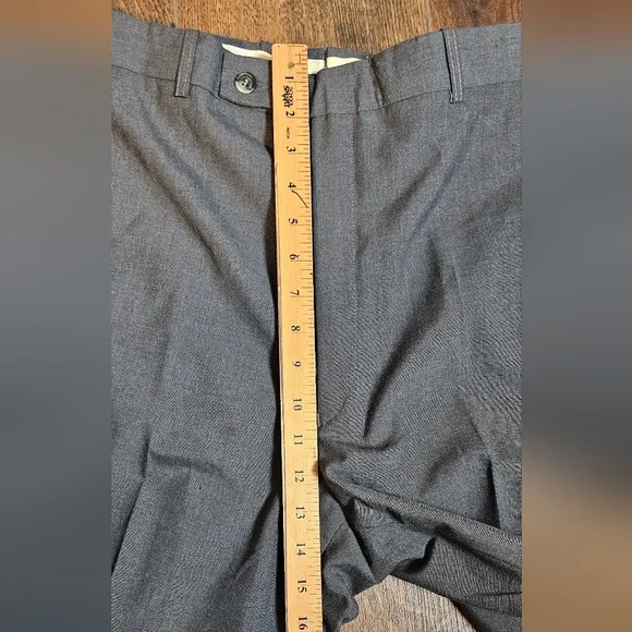 VTG Mens Calvert 2pc Suit Jacket 46L/ Pants 41L TEXTURED Gray‎